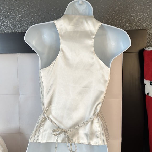 Guess stripe tuxedo vest sz XL - Picture 11 of 12